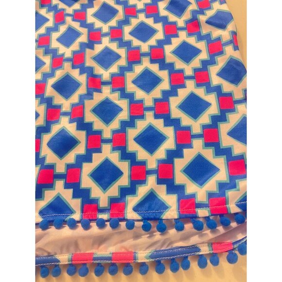 Tracy Negoshian Tiana dress Geometric Blue size Small - Picture 4 of 6